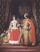 Sir Edwin Landseer Queen Victoria and Prince Albert at the Bal Costume of 12 May 1842 (mk25) painting